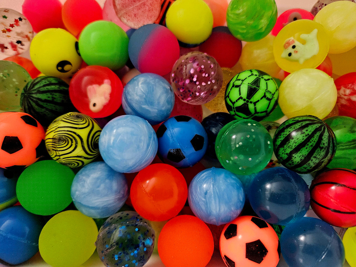 Bouncy Balls – 1" Assorted Mix (100-Pack)