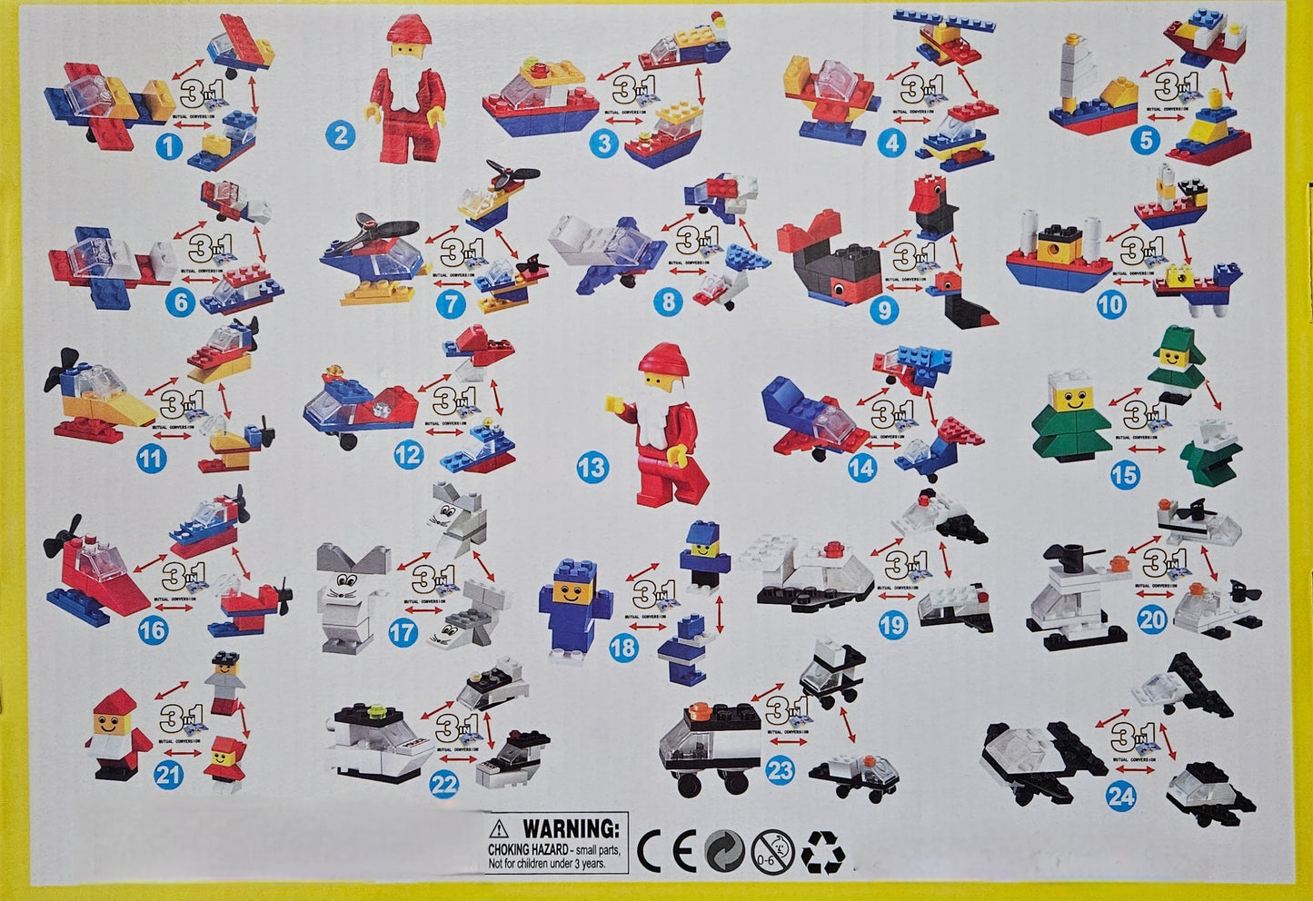 Creator Block Set – 2" Capsules (24-Pack)