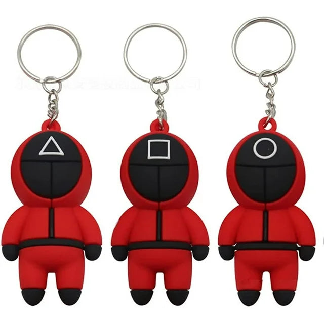 Red Suit Keychains (3 pack)