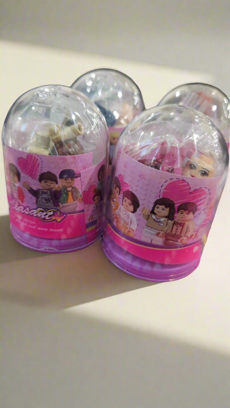 Pleasant Characters Block Set – 2.35" Capsules (24-Pack)