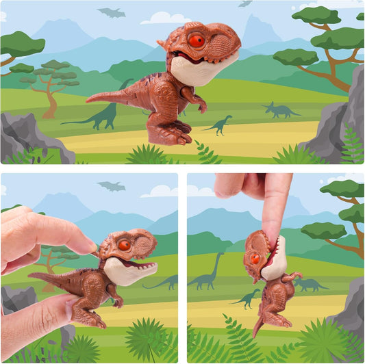 Finger-Biting Dinosaur Toy (3.5" inch)