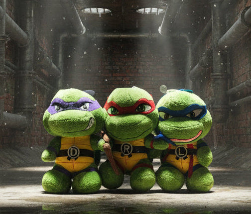 Arcade Turtles Plush – 9" Plush