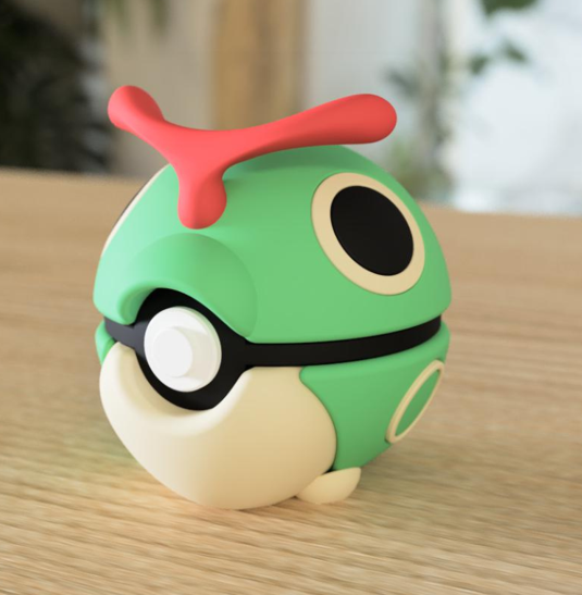 PokeArt Balls - 5x3inch (3D printed)