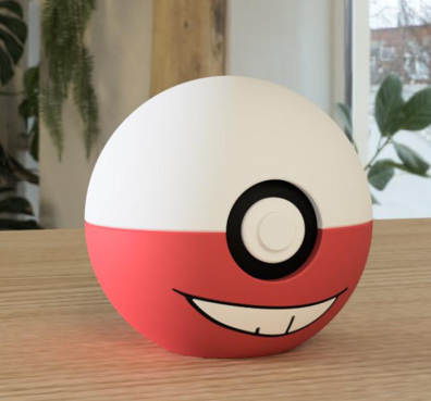 PokeArt Balls - 5x3inch (3D printed)