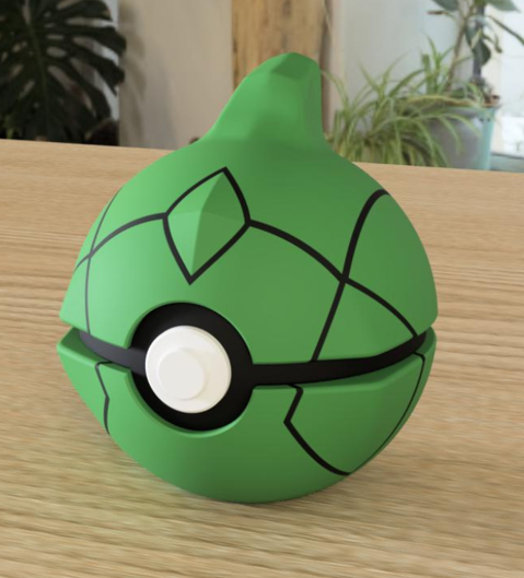 PokeArt Balls - 5x3inch (3D printed)