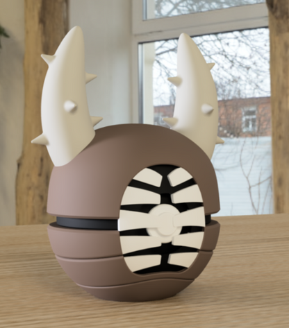 PokeArt Balls - 5x3inch (3D printed)