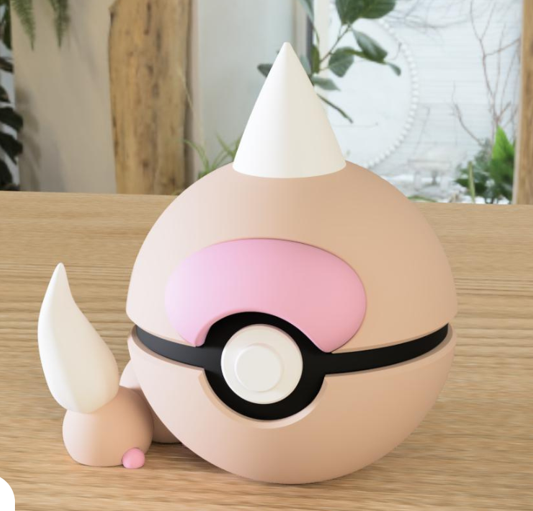 PokeArt Balls - 5x3inch (3D printed)