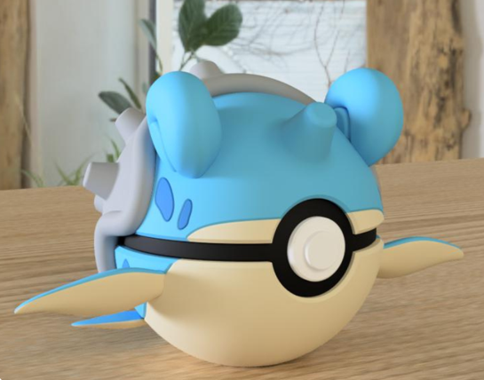 PokeArt Balls - 5x3inch (3D printed)