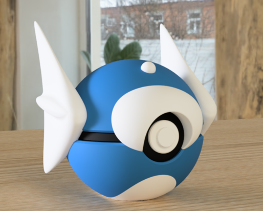 PokeArt Balls - 5x3inch (3D printed)