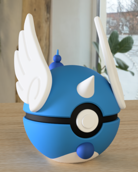 PokeArt Balls - 5x3inch (3D printed)