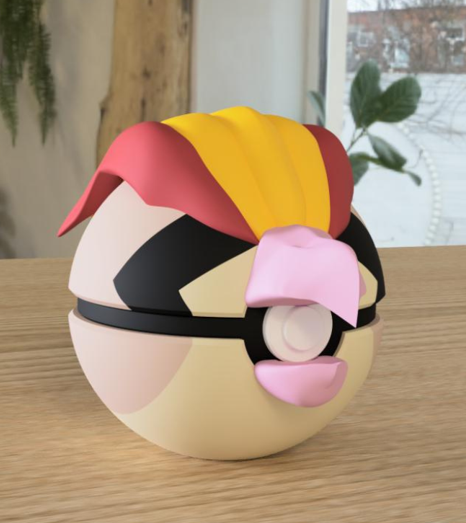 PokeArt Balls - 5x3inch (3D printed)