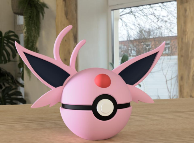 PokeArt Balls - 5x3inch (3D printed)