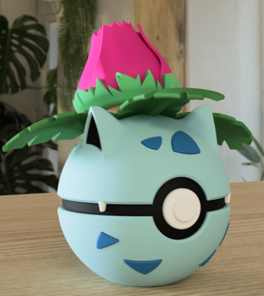 PokeArt Balls - 5x3inch (3D printed)