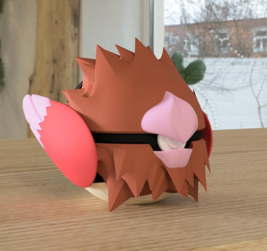 PokeArt Balls - 5x3inch (3D printed)