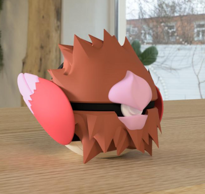 PokeArt Balls - 5x3inch (3D printed)