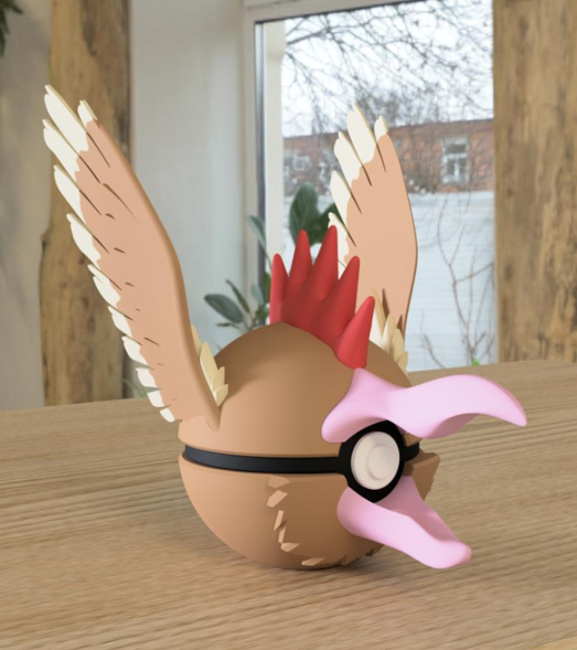 PokeArt Balls - 5x3inch (3D printed)