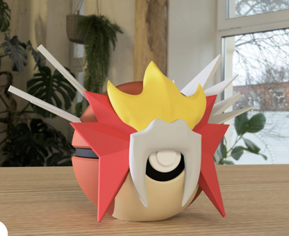 PokeArt Balls - 5x3inch (3D printed)