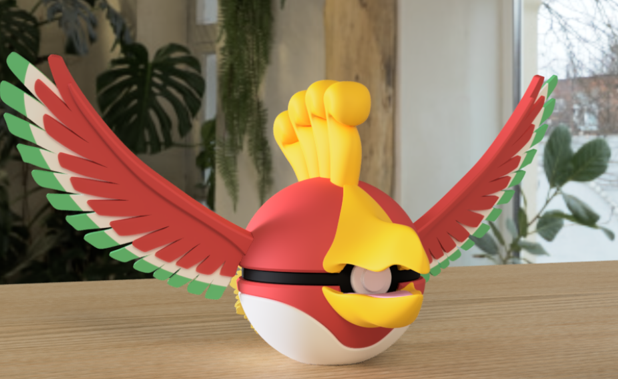 PokeArt Balls - 5x3inch (3D printed)