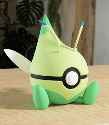 PokeArt Balls - 5x3inch (3D printed)