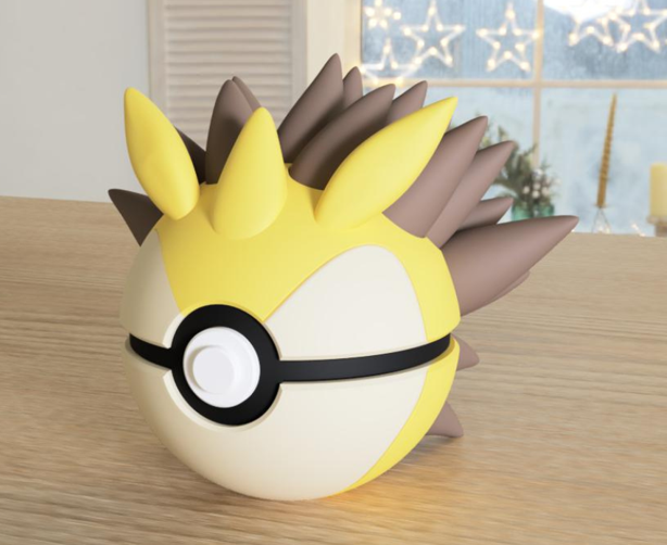 PokeArt Balls - 5x3inch (3D printed)