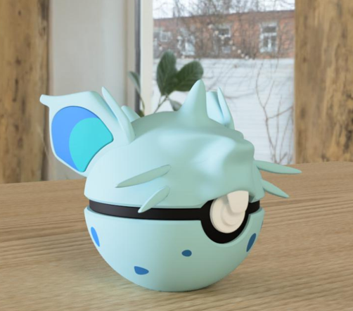 PokeArt Balls - 5x3inch (3D printed)