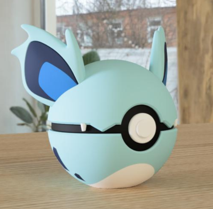 PokeArt Balls - 5x3inch (3D printed)