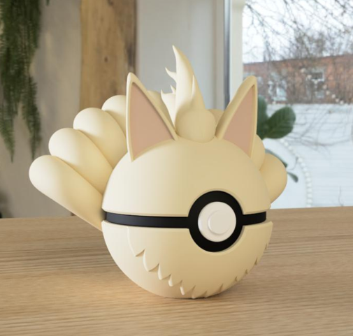 PokeArt Balls - 5x3inch (3D printed)