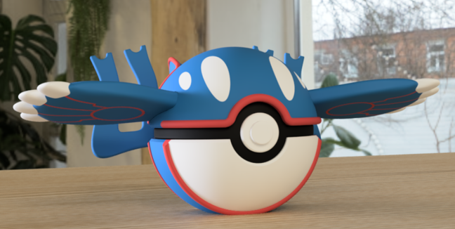 PokeArt Balls - 5x3inch (3D printed)