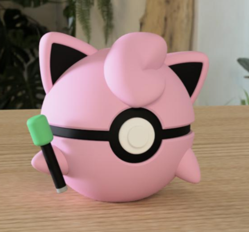 PokeArt Balls - 5x3inch (3D printed)