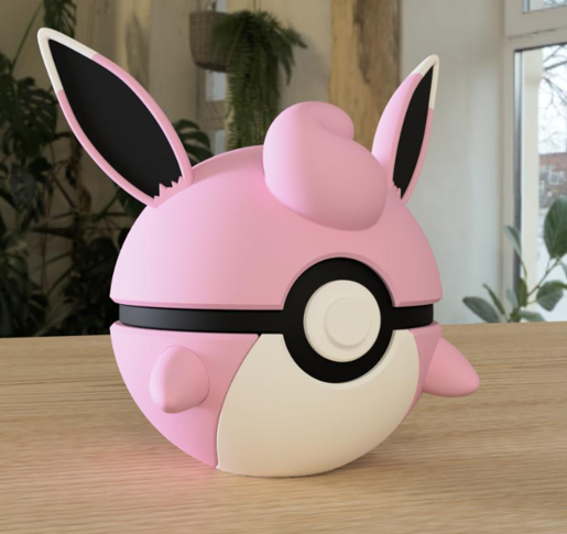 PokeArt Balls - 5x3inch (3D printed)