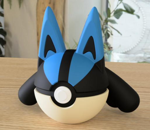 PokeArt Balls - 5x3inch (3D printed)