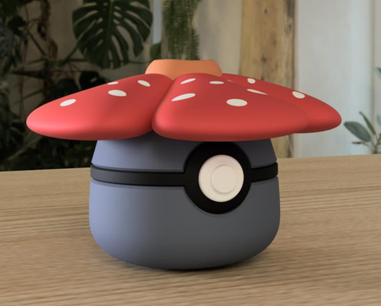 PokeArt Balls - 5x3inch (3D printed)