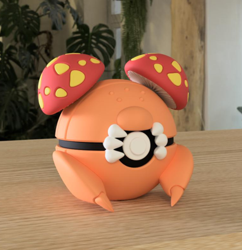 PokeArt Balls - 5x3inch (3D printed)