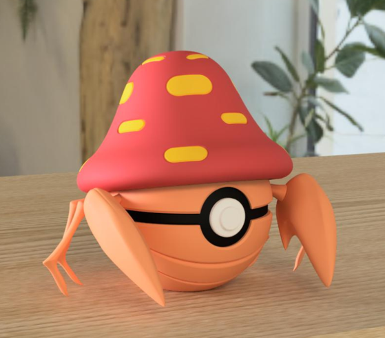 PokeArt Balls - 5x3inch (3D printed)