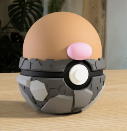 PokeArt Balls - 5x3inch (3D printed)