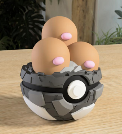 PokeArt Balls - 5x3inch (3D printed)