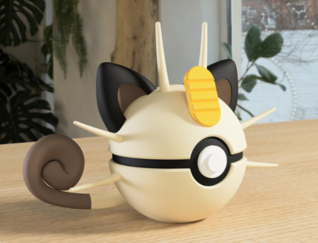 PokeArt Balls - 5x3inch (3D printed)