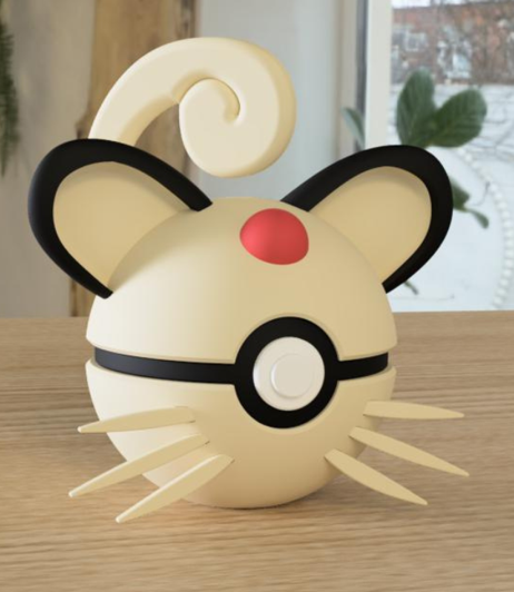 PokeArt Balls - 5x3inch (3D printed)