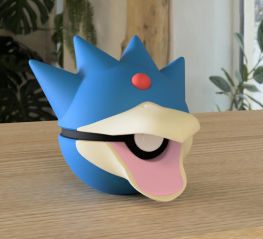 PokeArt Balls - 5x3inch (3D printed)