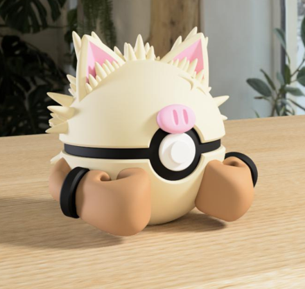 PokeArt Balls - 5x3inch (3D printed)