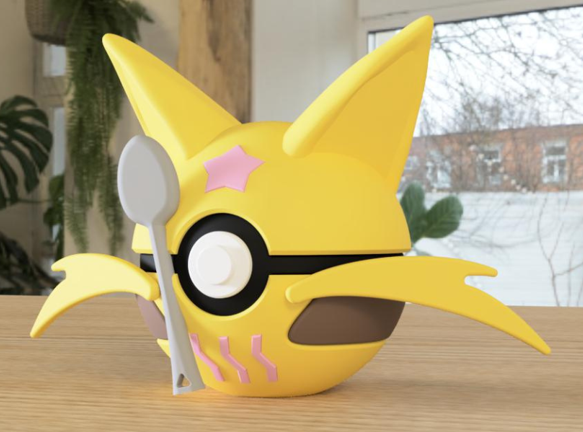 PokeArt Balls - 5x3inch (3D printed)