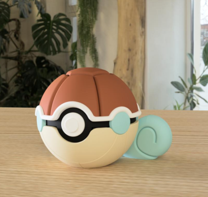 PokeArt Balls - 5x3inch (3D printed)