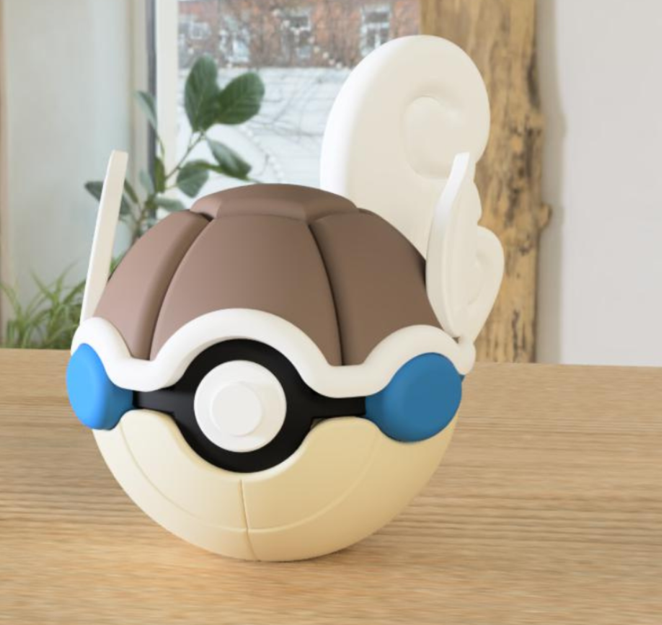 PokeArt Balls - 5x3inch (3D printed)