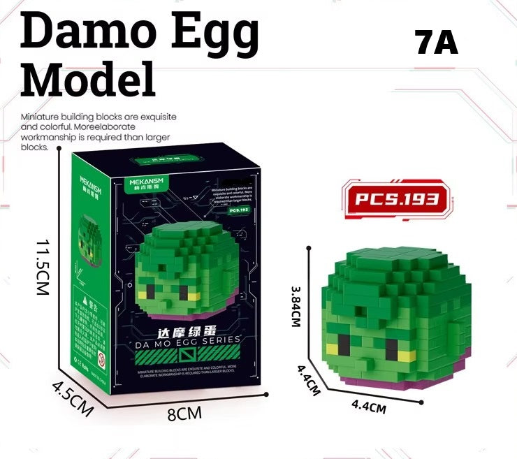 Damo Egg Nano Bricks – Super Heroes Masks Collection