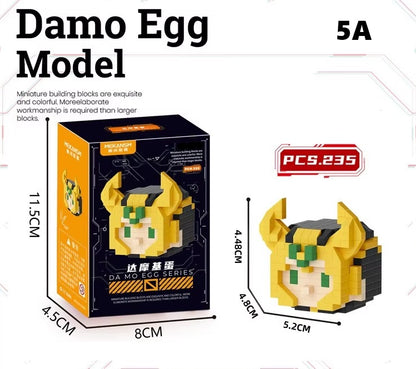 Damo Egg Nano Bricks – Super Heroes Masks Collection