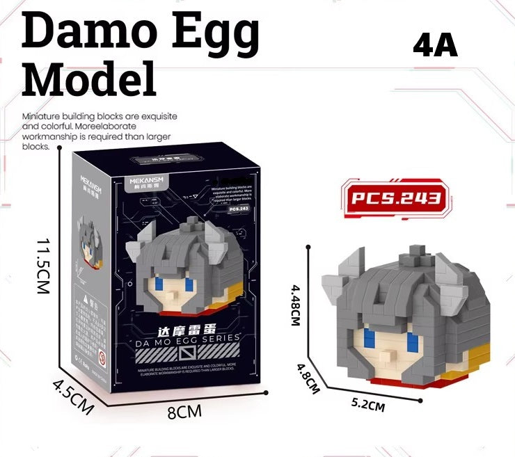 Damo Egg Nano Bricks – Super Heroes Masks Collection