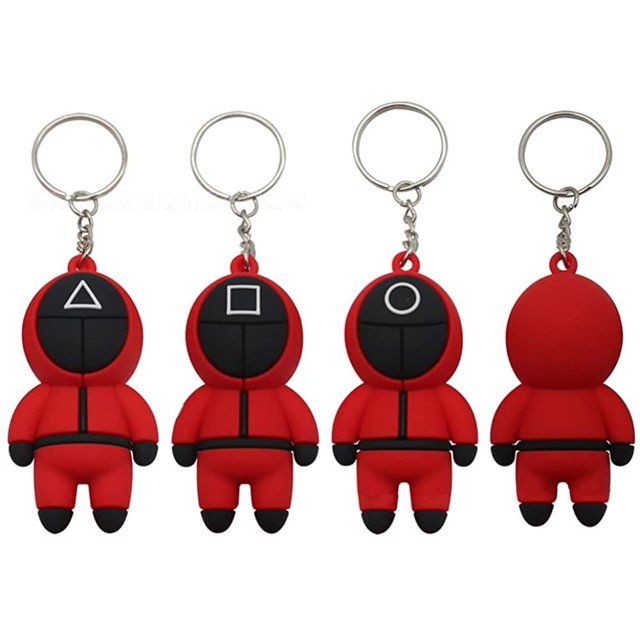 Red Suit Keychains (3 pack)