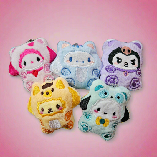 3 inch Kitty plush keychain