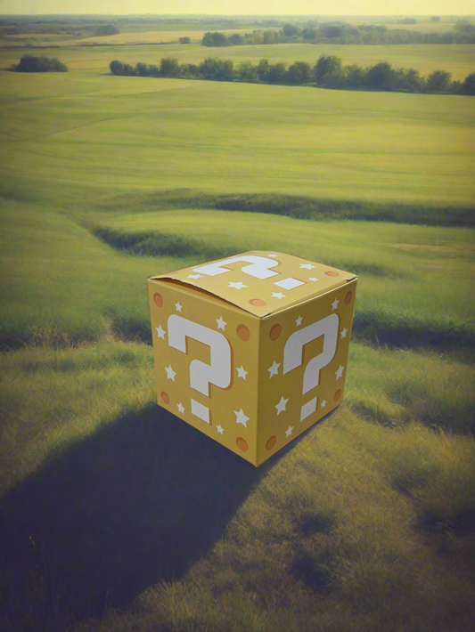 2.5-Inch Mystery Box – Question Mark Cube (50-Pack)