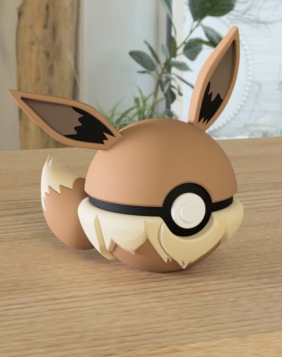 PokeArt Balls - 5x3inch (3D printed)